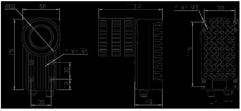 ?？礗D6000系列智能讀碼器2000 萬(wàn)像素物流讀碼器外形尺寸.png